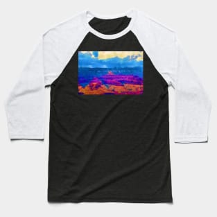 The Grand Canyon Alive In Color Baseball T-Shirt